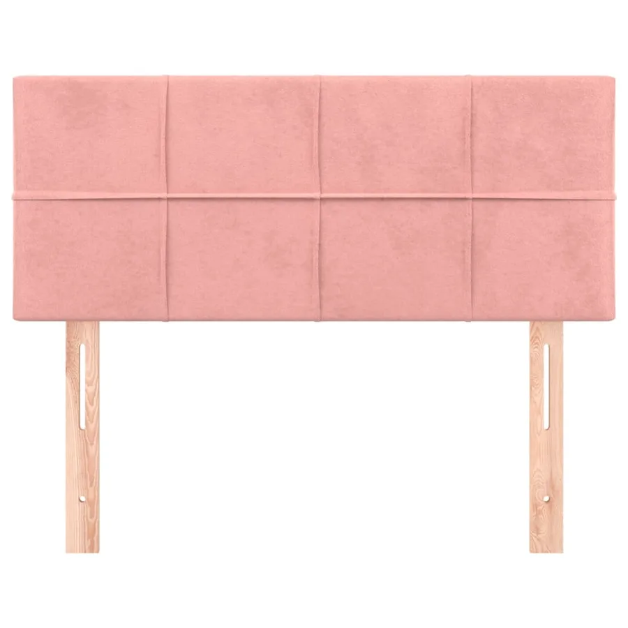 Tête de lit Rose 90x5x78/88 cm Velours - 3
