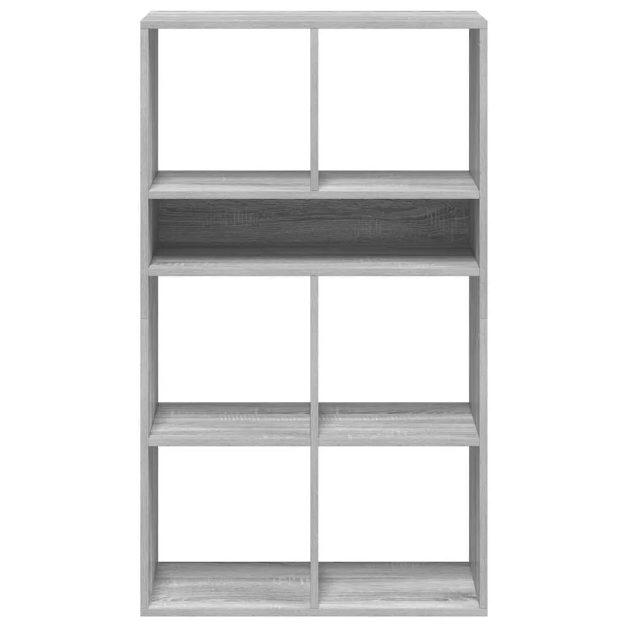Bibliothèque sonoma gris 66x31x112 cm bois d'ingénierie - 4
