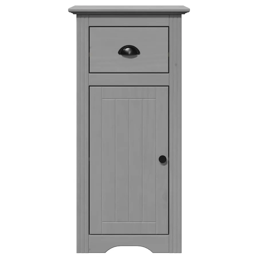 Armoire de salle de bain BODO gris 44x30x90 cm - 4