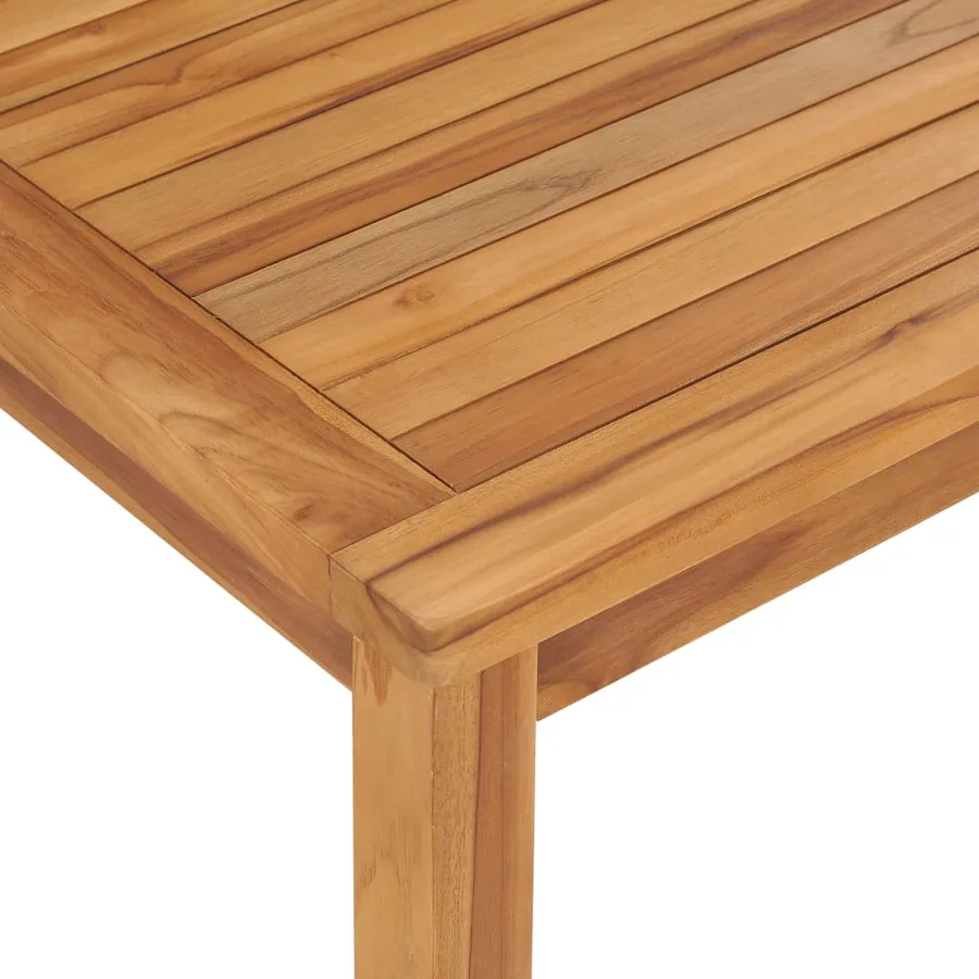 Ensemble de salle à manger de jardin 7 pièces 120 x 70 cm en bois de teck massif - 13