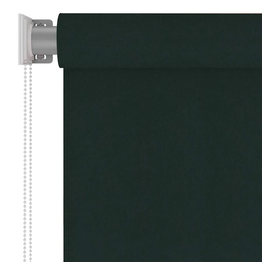 Store roulant d'extérieur 185 (l) x 140 (H) cm vert foncé HDPE - 3