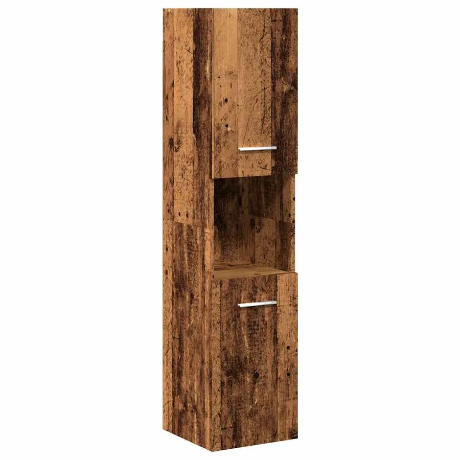 Ensemble de meubles salle de bain 4 pcs bois d'ingénierie - 6