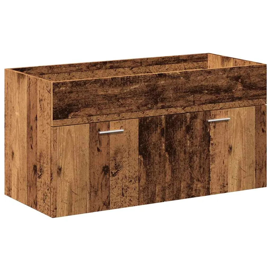 Ensemble de meubles salle de bain 4 pcs bois d'ingénierie - 8
