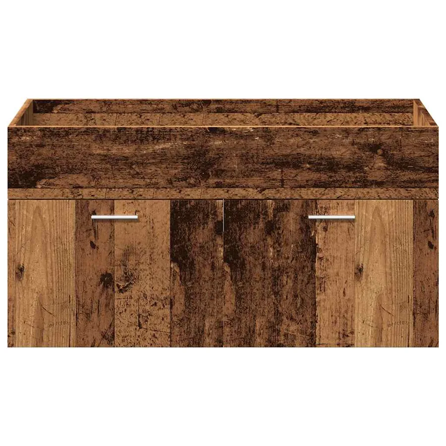 Ensemble de meubles salle de bain 4 pcs bois d'ingénierie - 9