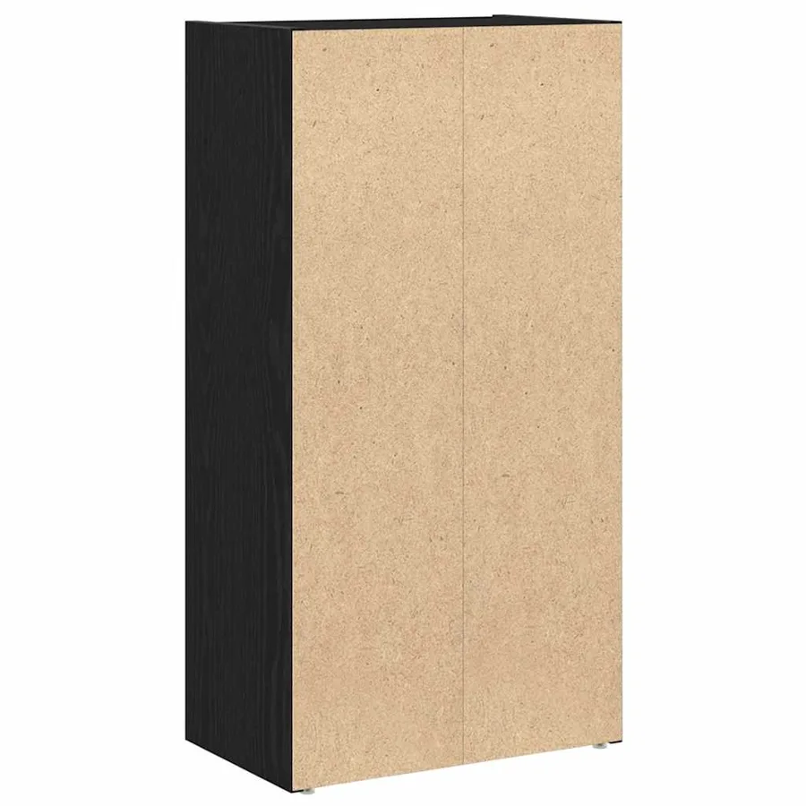 Bibliothèque chêne noir 40x24x77 cm bois d'ingénierie - 7
