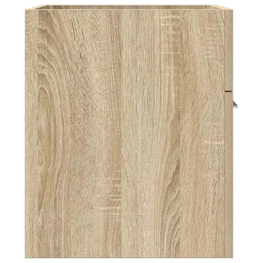 Armoire lavabo de salle de bain chêne sonoma 41x38,5x46 cm - 5