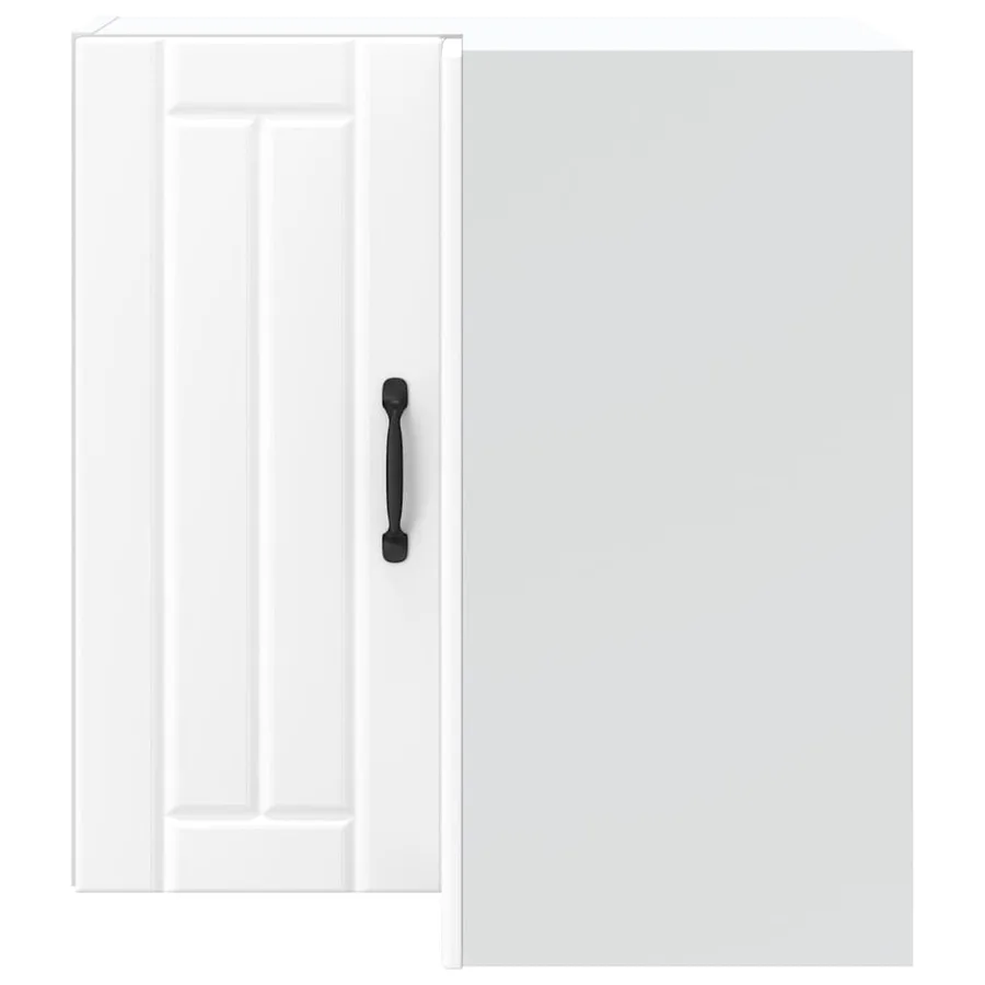 Armoire d'angle murale de cuisine Lucca blanc bois d'ingénierie - 4
