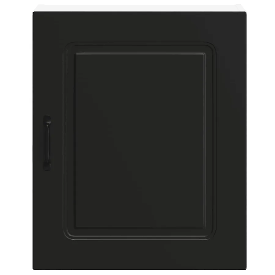 Armoire murale de cuisine Kalmar en bois d'ingénierie noir - 5