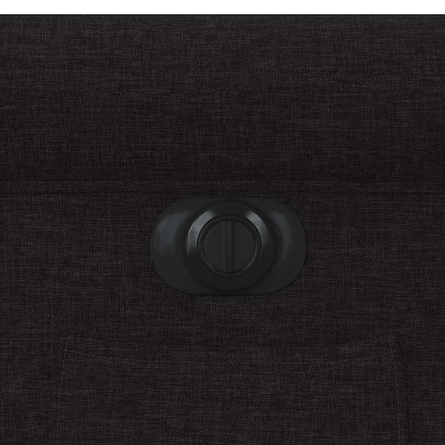 Fauteuil inclinable électrique noir tissu - 14