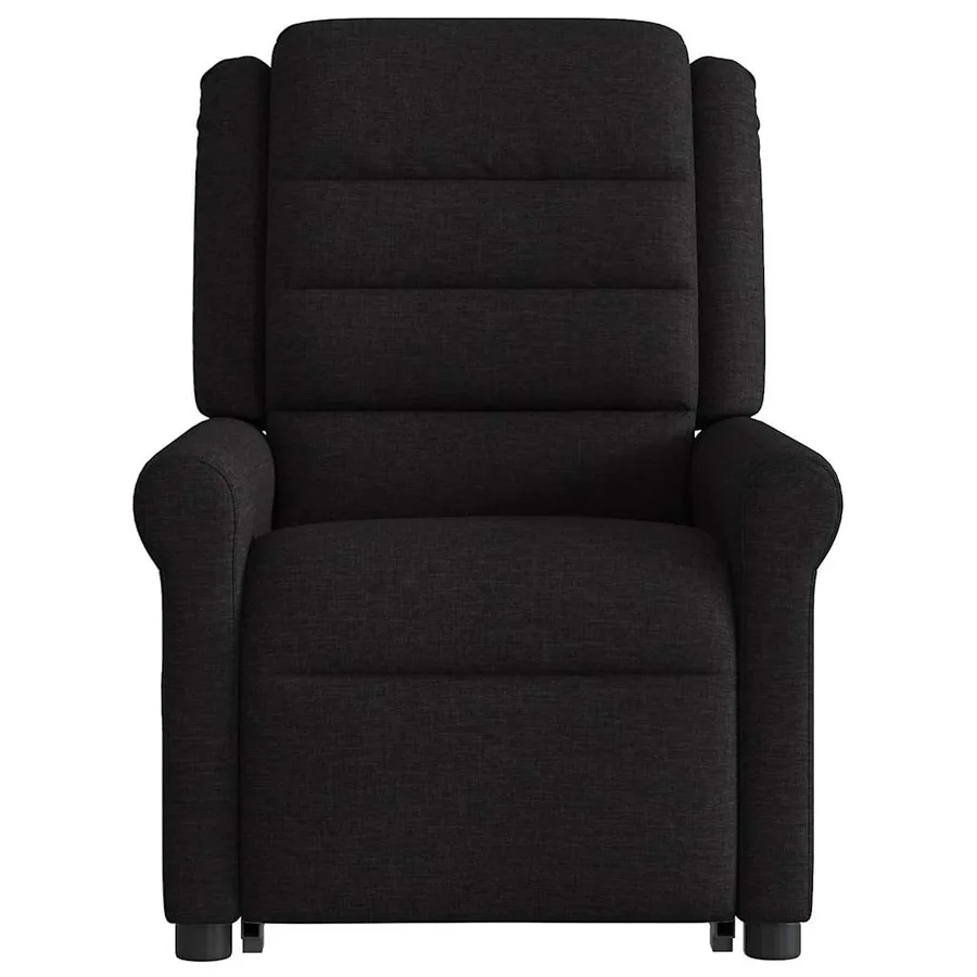 Fauteuil inclinable électrique noir tissu - 5