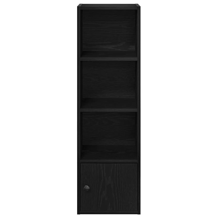 Bibliothèque chêne noir 31x24x102 cm bois d'ingénierie - 5