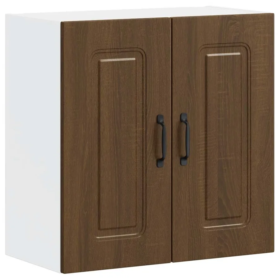 Armoire murale de cuisine Kalmar chêne marron bois d'ingénierie - 2