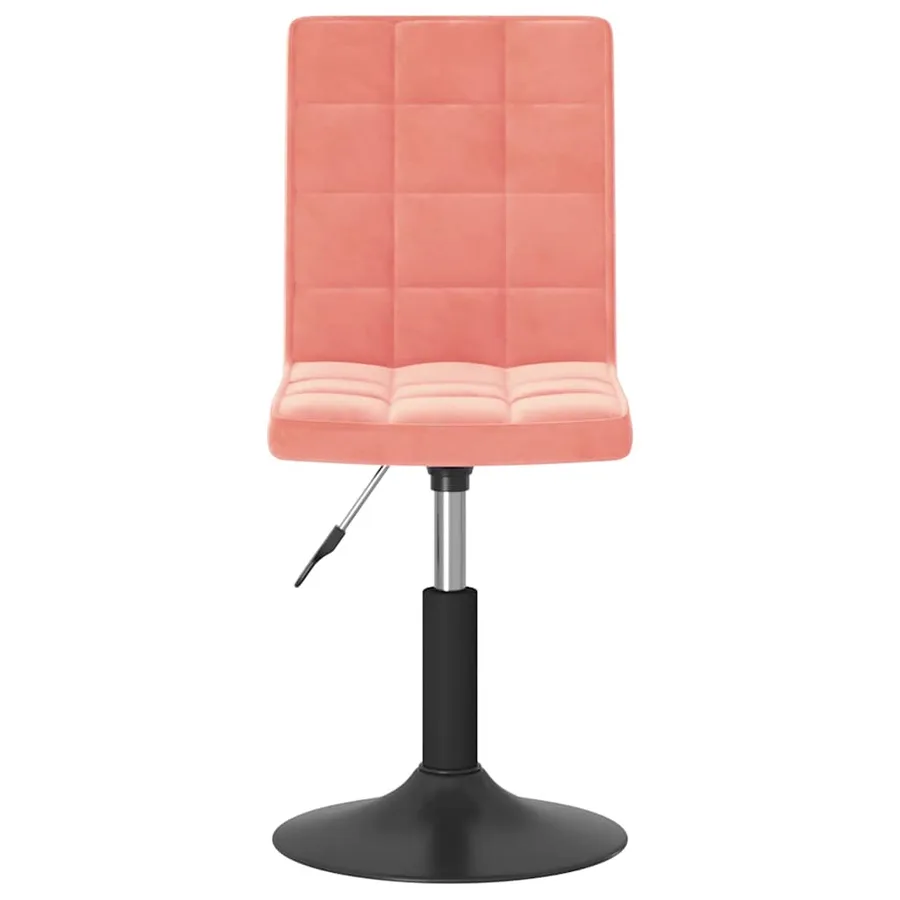 Chaises pivotantes à manger lot de 6 rose velours - 4