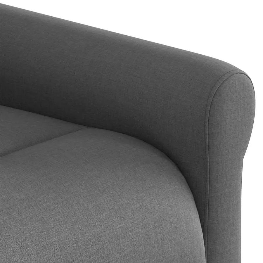 Fauteuil inclinable Gris foncé Tissu - 12