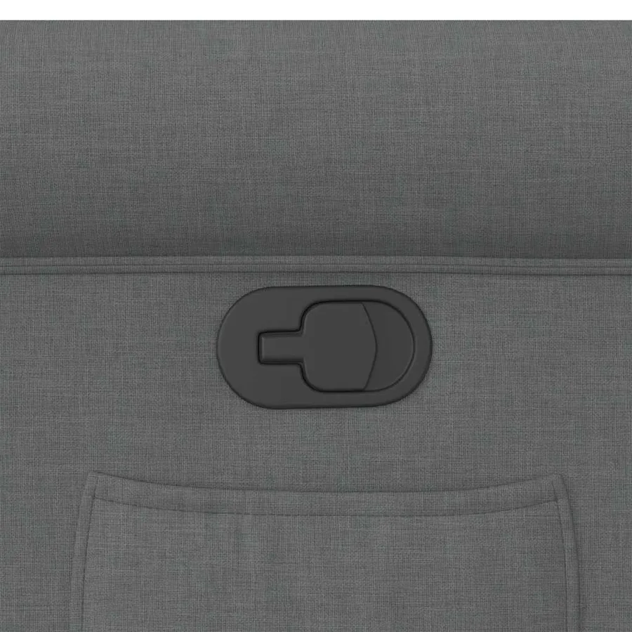 Fauteuil inclinable Gris foncé Tissu - 13