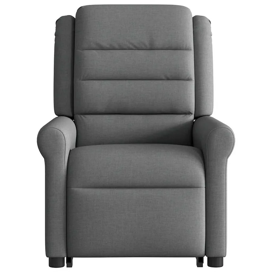 Fauteuil inclinable Gris foncé Tissu - 5