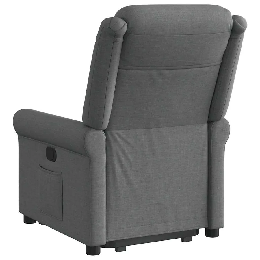 Fauteuil inclinable Gris foncé Tissu - 7