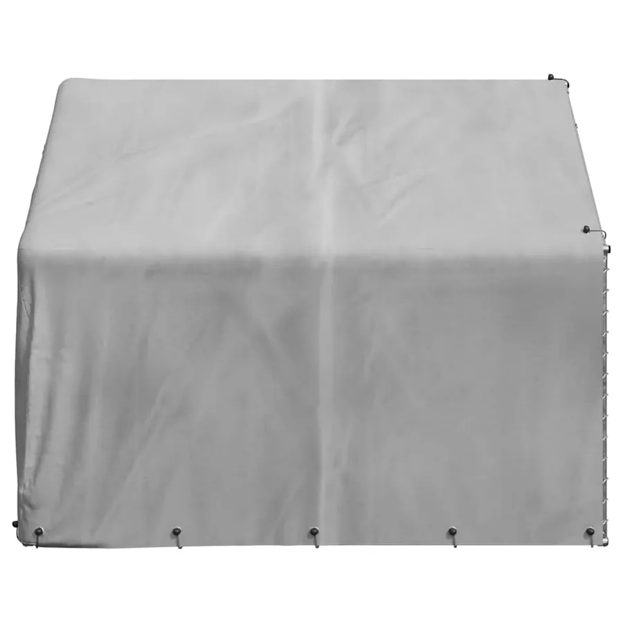 Niche d'extérieur pour chien avec couvercle 2 x 2 x 1,5 m en acier galvanisé - 4