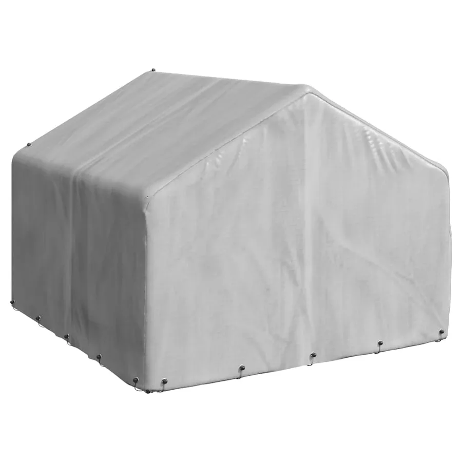 Niche d'extérieur pour chien avec couvercle 2 x 2 x 1,5 m en acier galvanisé - 5
