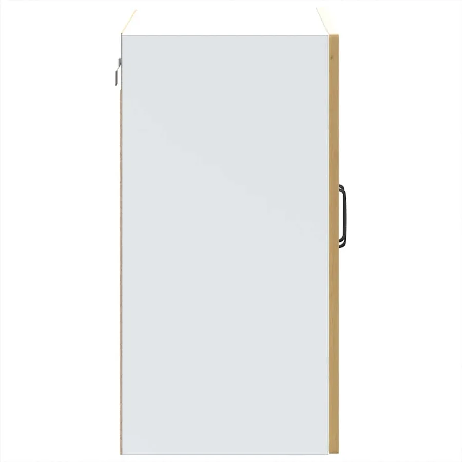Armoire murale de cuisine avec porte vitrée "Kalmar" Chêne artisanal Bois d'ingénierie - 8