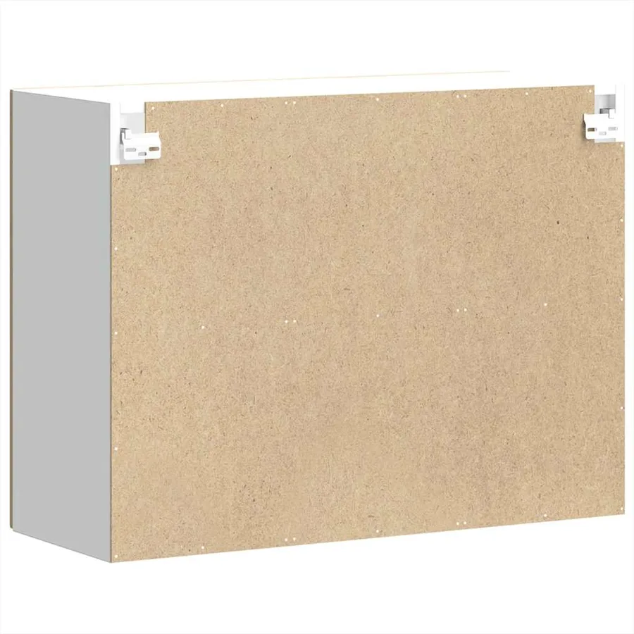 Armoire murale de cuisine avec porte vitrée "Kalmar" Chêne artisanal Bois d'ingénierie - 9