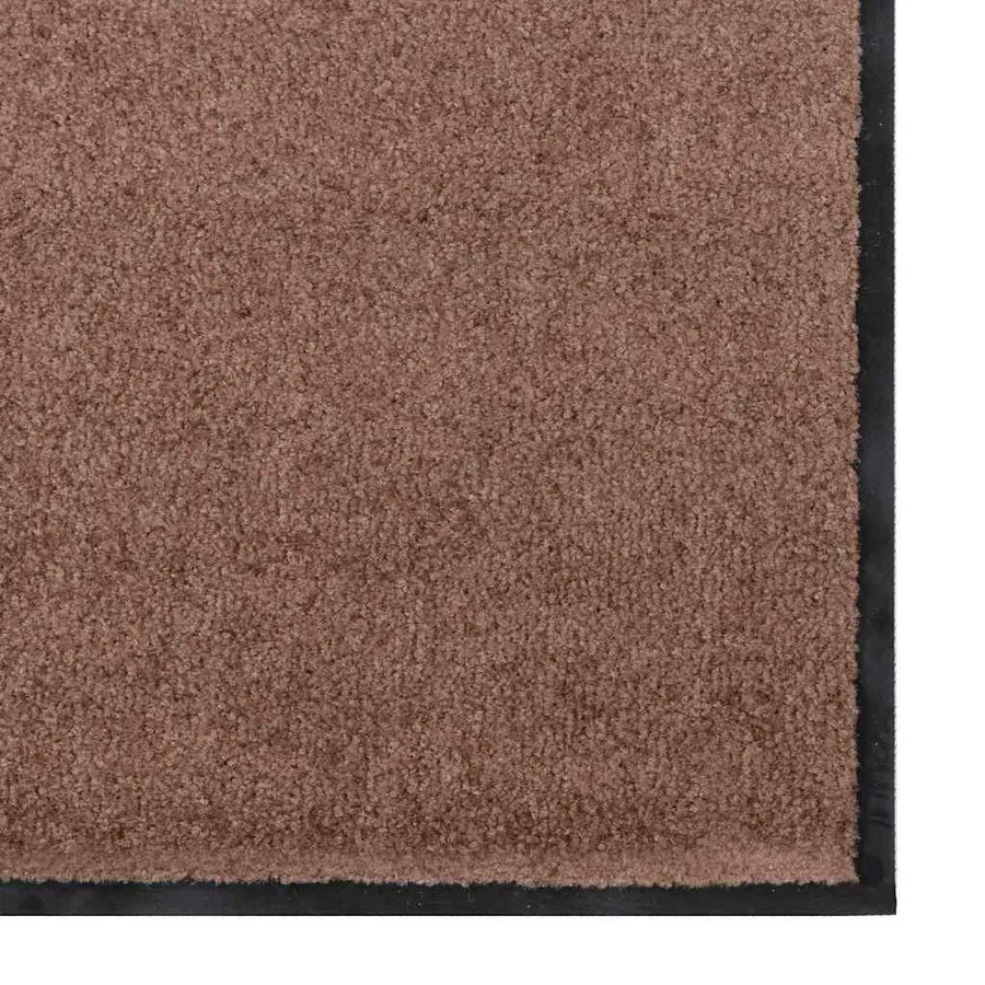 Tapis d'entrée Marron et Noir 60 x 180 cm 100% Polyamide - 4