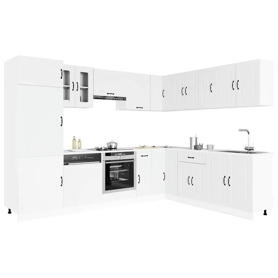 Ensemble d'armoires de cuisine 14 pcs Kalmar bois d'ingénierie
