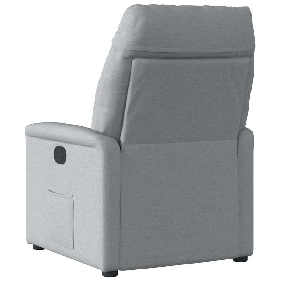 Fauteuil inclinable Gris clair Tissu - 5