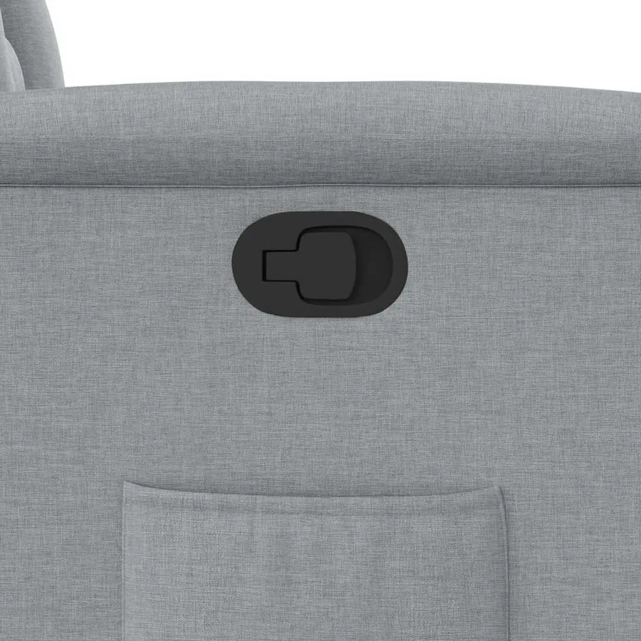 Fauteuil inclinable Gris clair Tissu - 8