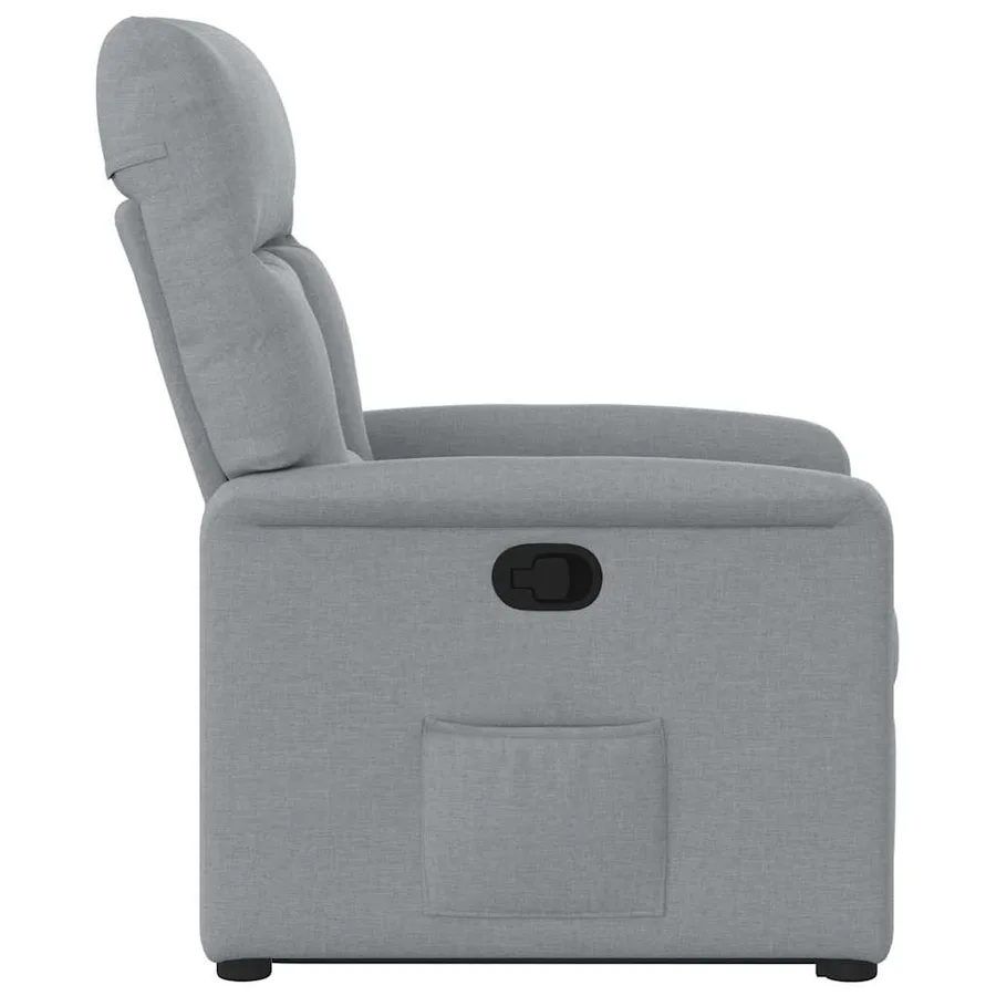 Fauteuil inclinable Gris clair Tissu - 6