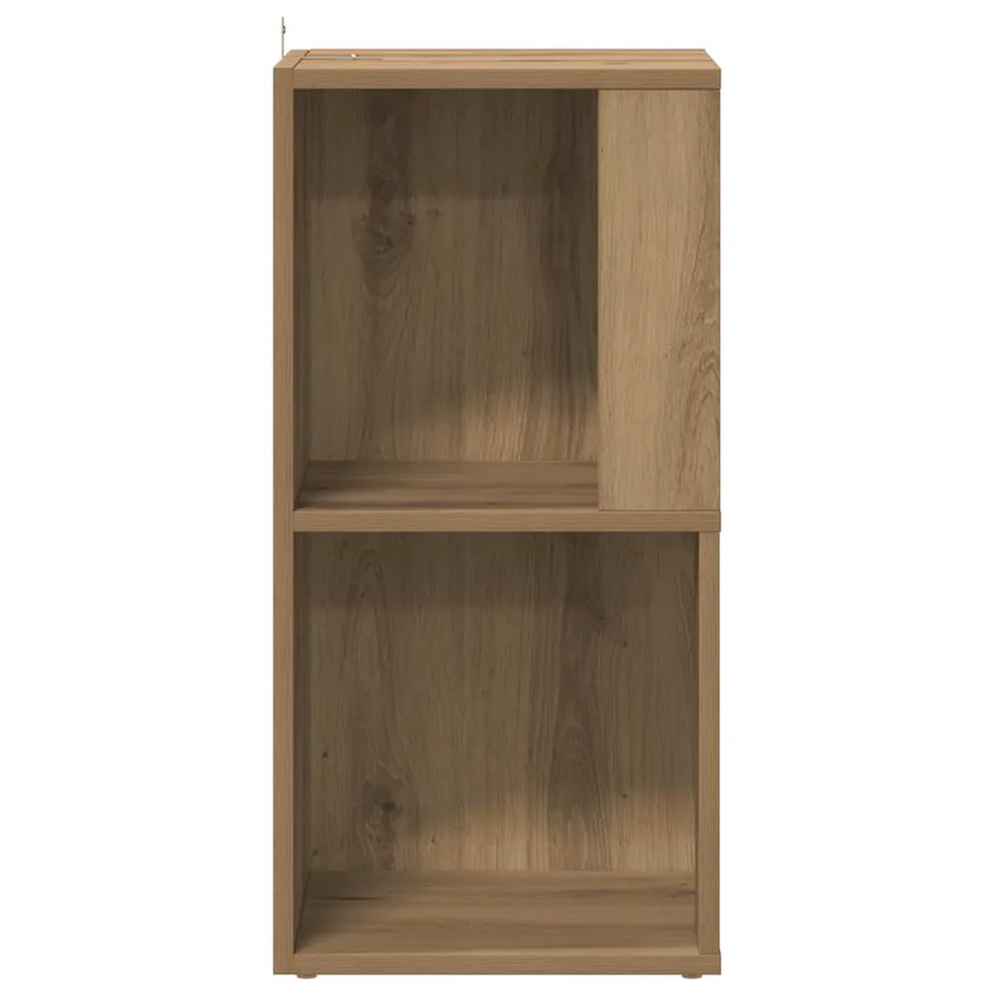 Armoire d'angle chêne artisanal 33x33x67 cm bois d'ingénierie - 4