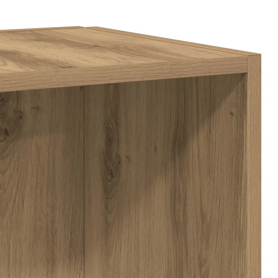 Armoire d'angle chêne artisanal 33x33x67 cm bois d'ingénierie - 7