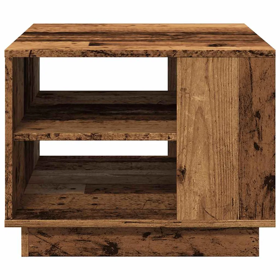 Table basse vieux bois 55x55x42 cm bois d'ingénierie - 4