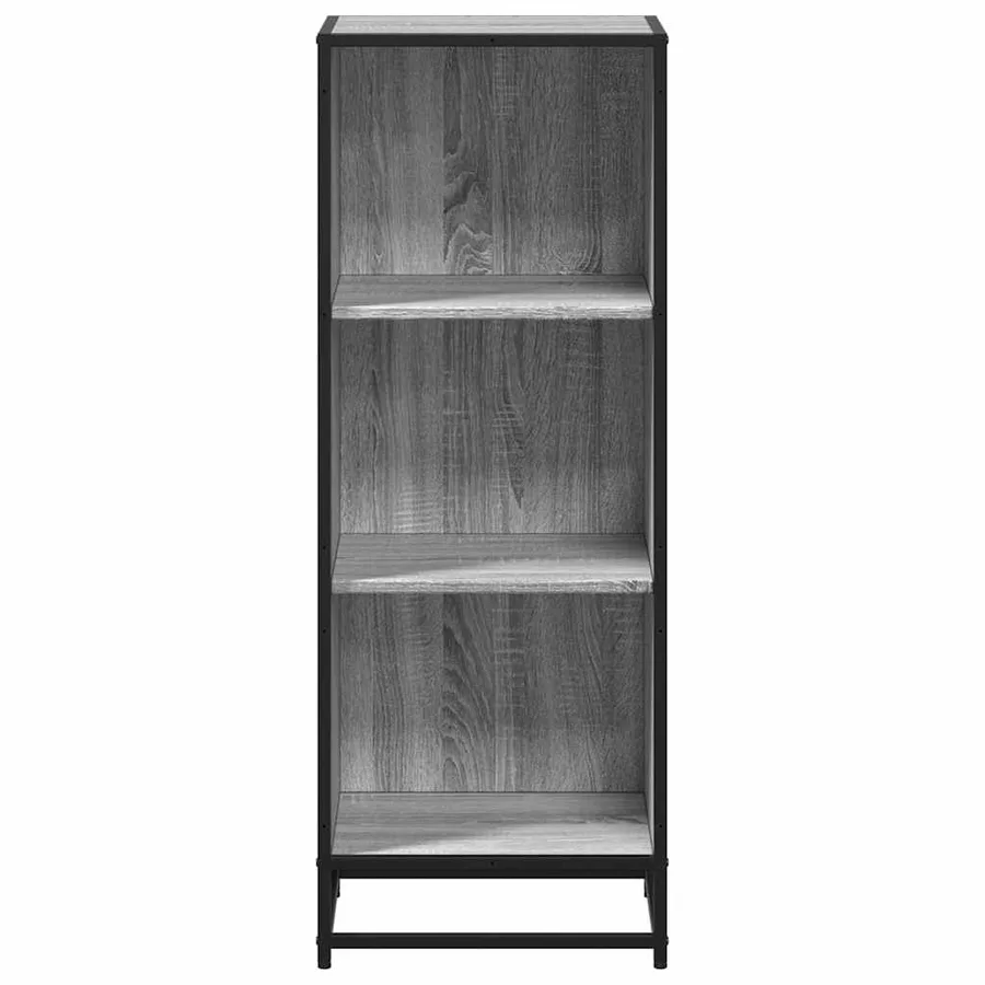 Bibliothèque sonoma gris 40x35x107,5 cm bois d'ingénierie - 4