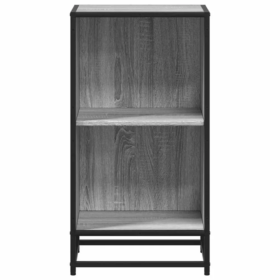 Bibliothèque sonoma gris 40x35x76 cm bois d'ingénierie - 4