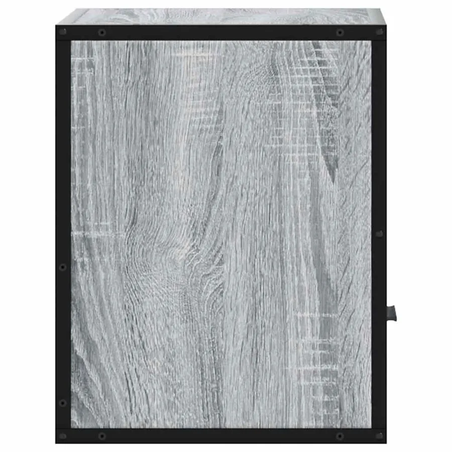 Tables de chevet murales 2 pcs sonoma gris 40x31x39,5 cm - 7