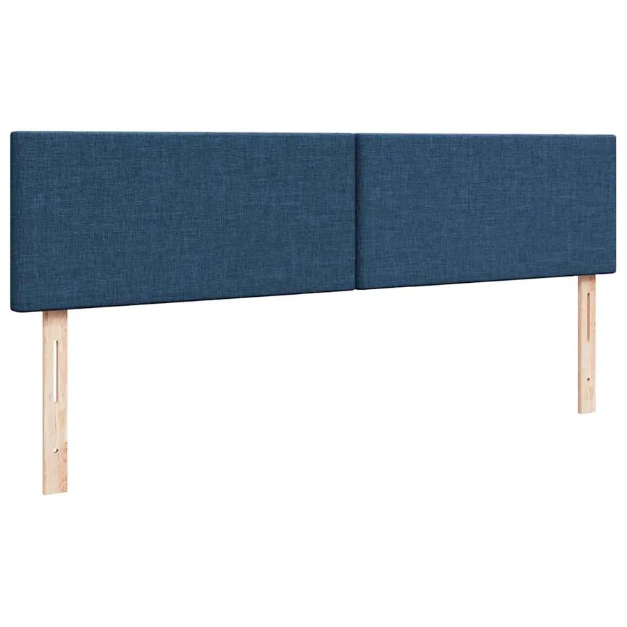 Lit ottoman avec matelas et LED bleu 180x200cm tissu - 10
