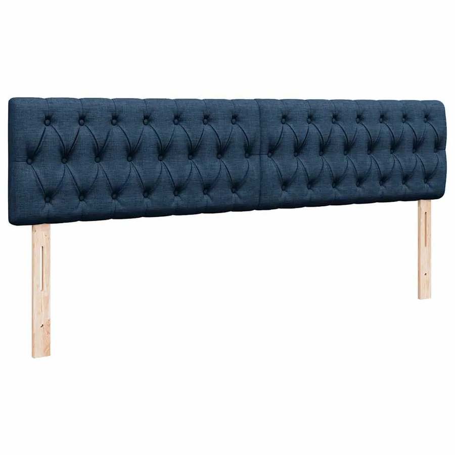 Lit ottoman avec matelas et LED bleu 180x200cm tissu - 10