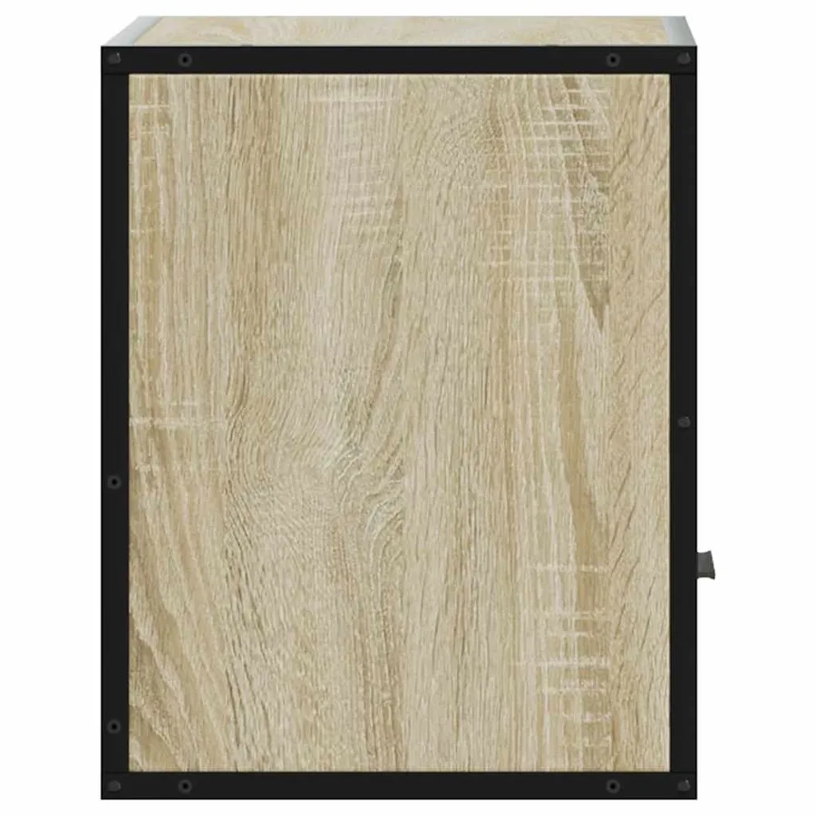 Table de chevet murale chêne sonoma 40x31x39,5 cm - 6