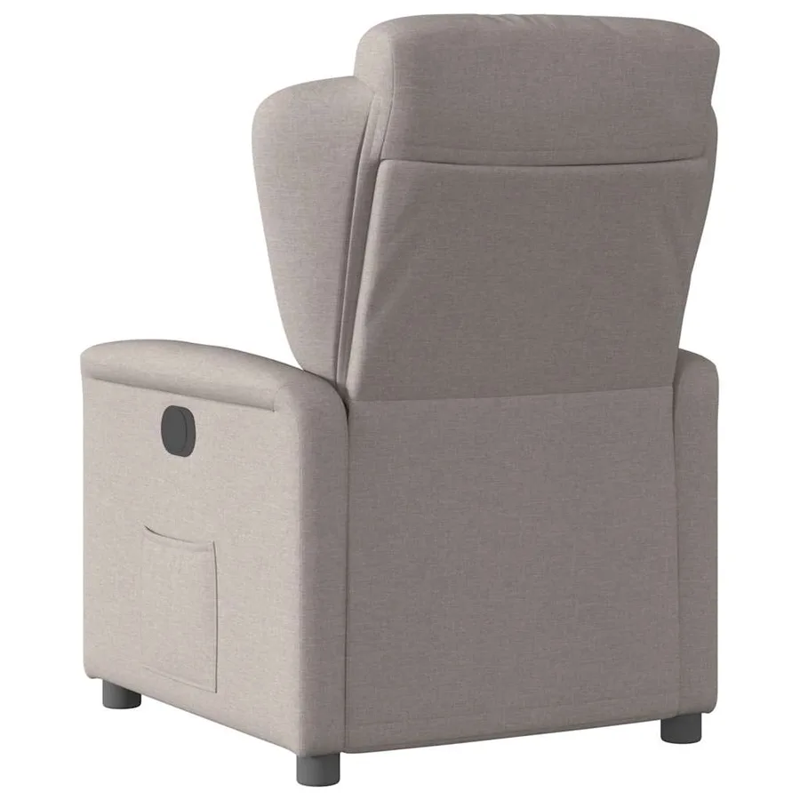 Fauteuil inclinable électrique Taupe Tissu - 7