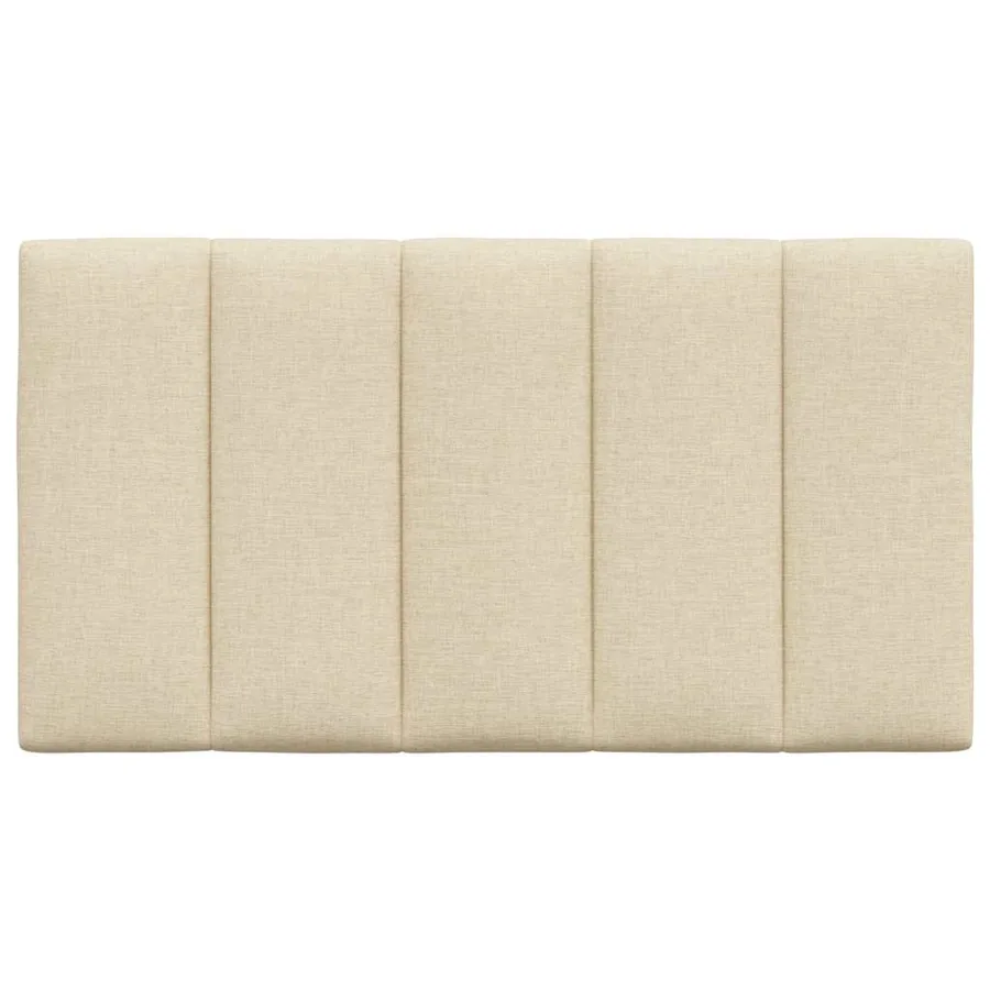 Coussin de tête de lit Hanko crème 80 cm tissu - 4