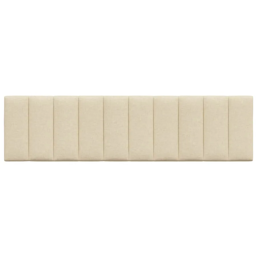 Coussin de tête de lit Hanko crème 180 cm tissu - 4