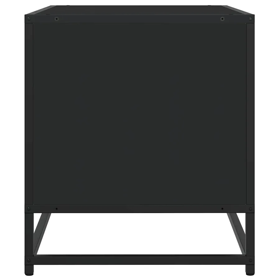 Meuble TV noir 270x40x46 cm bois d'ingénierie - 6