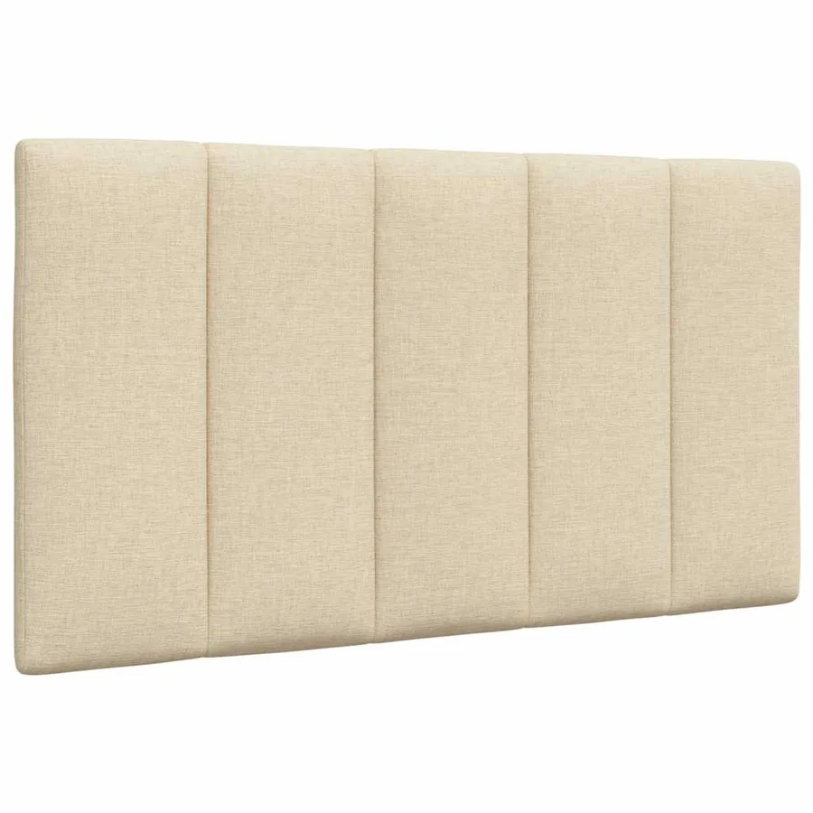 Lit avec matelas Hanko crème 90x200 cm tissu - 9