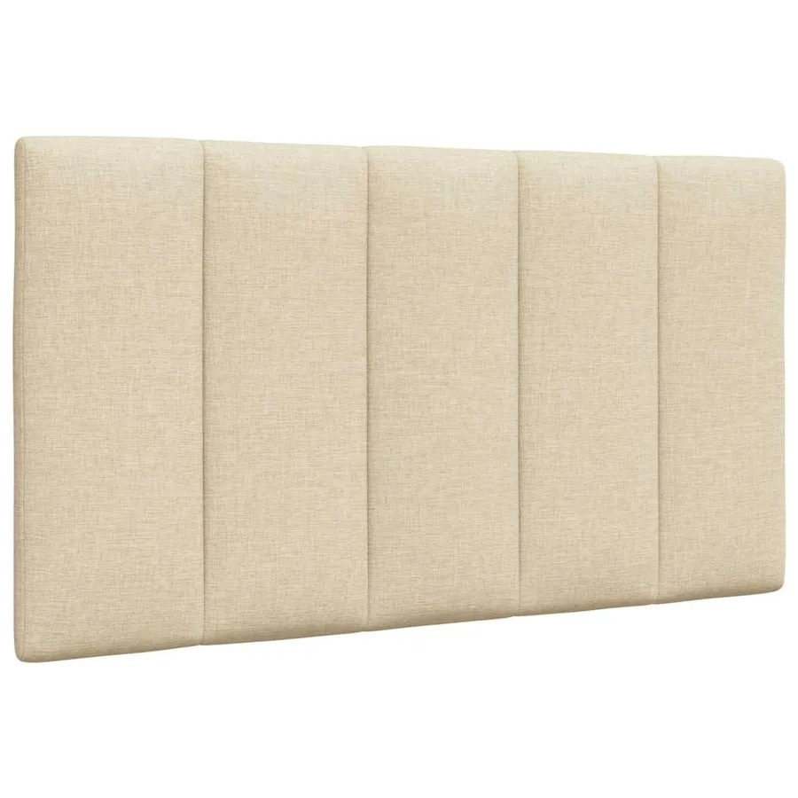 Cadre de lit sans matelas Hanko crème 90x200 cm tissu - 7