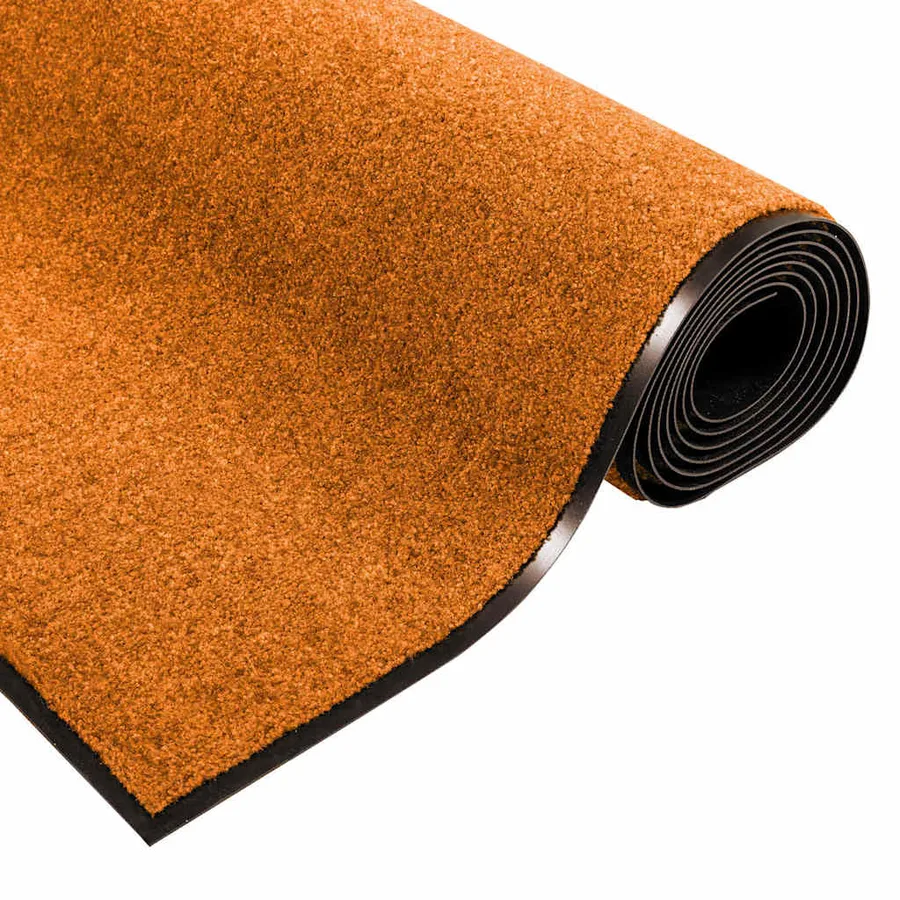 Tapis d'entrée Orange et Noir 120 x 300 cm 100% Polyamide - 5
