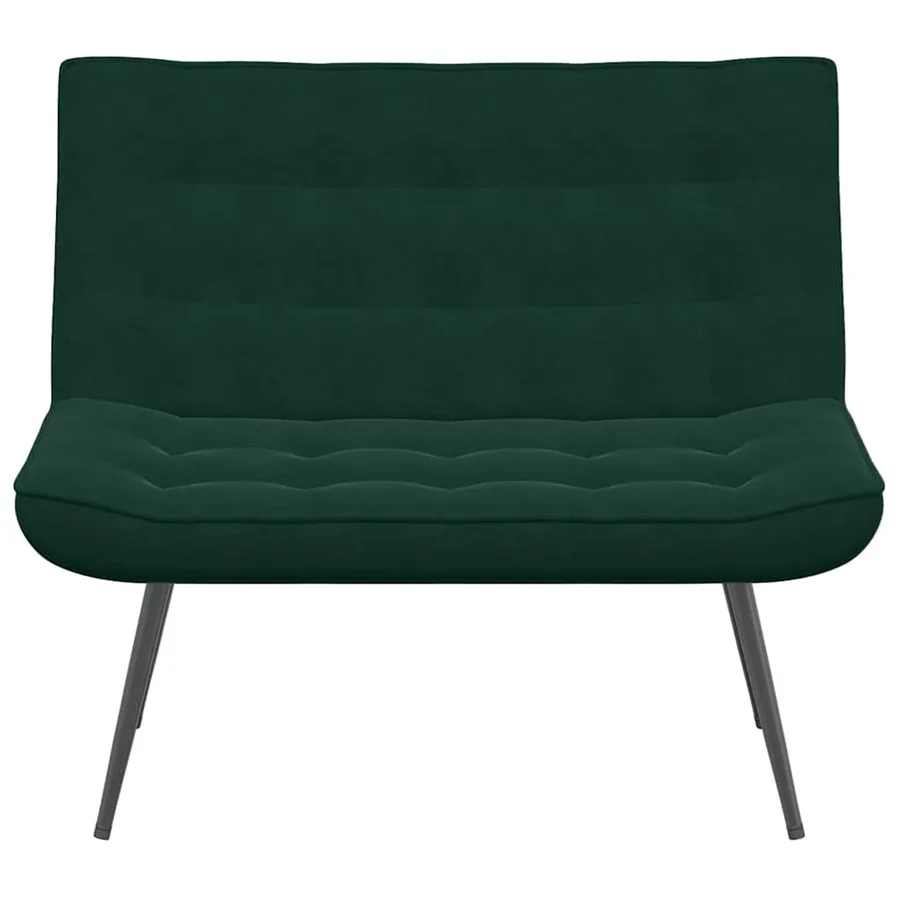 Banc gris foncé 110x74x84 cm velours - 4