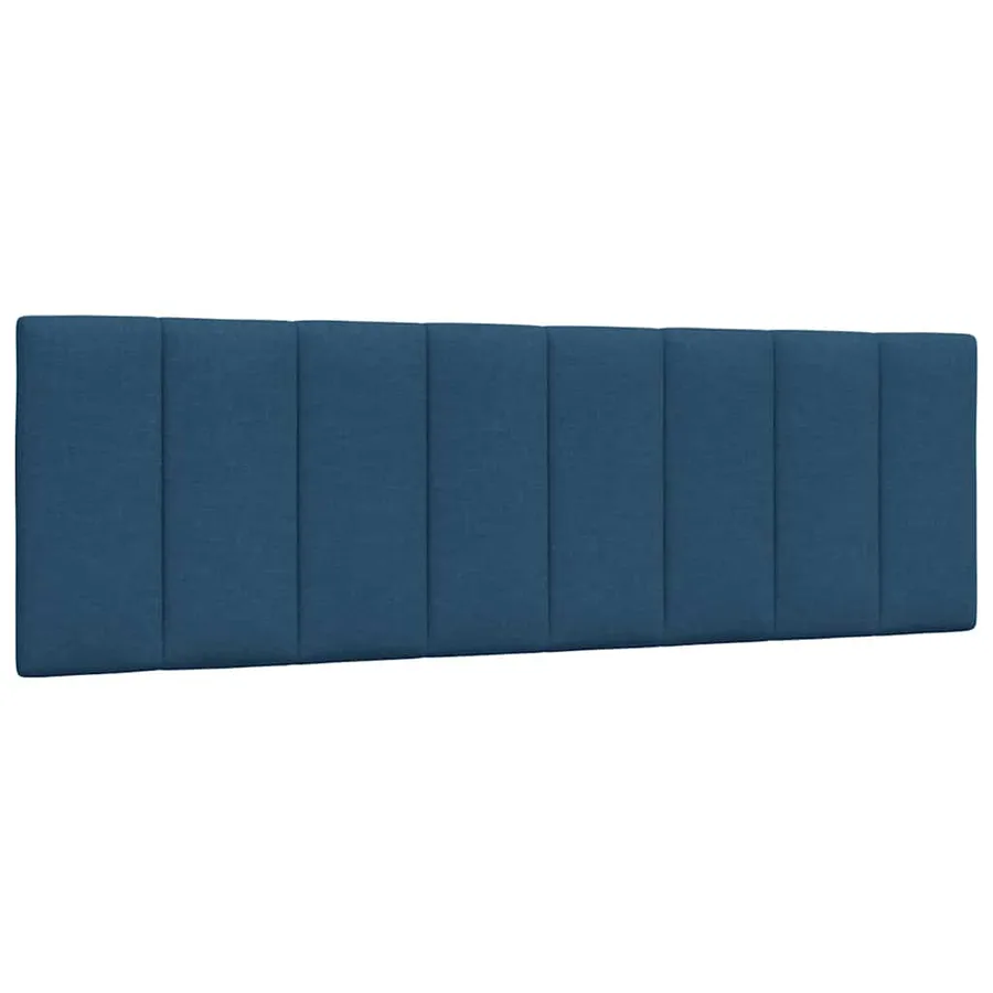 Cadre de lit sans matelas Hanko bleu 160x200 cm tissu - 6