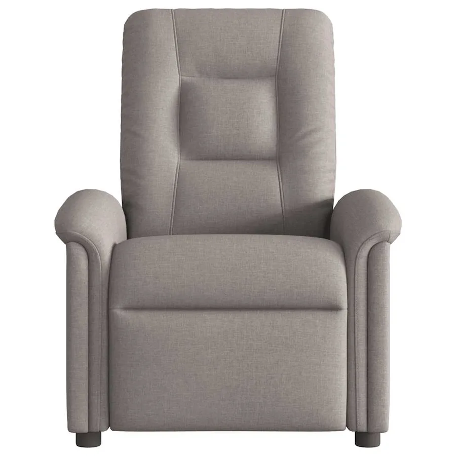 Fauteuil de massage inclinable Taupe Tissu - 3