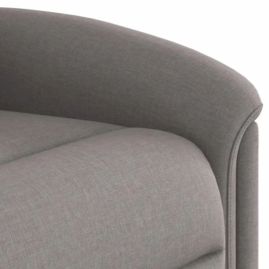 Fauteuil de massage inclinable Taupe Tissu - 9